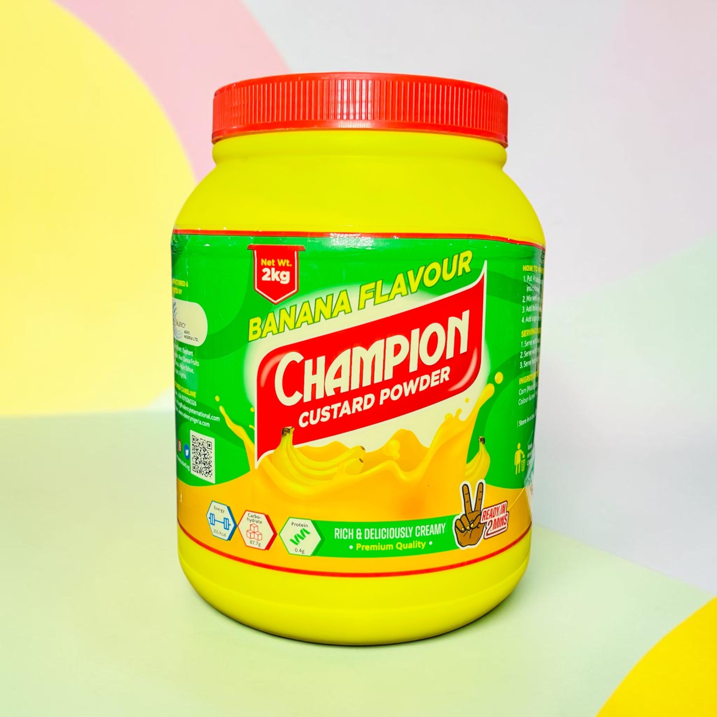 CHAMPION BANANA CUSTARD 2KG